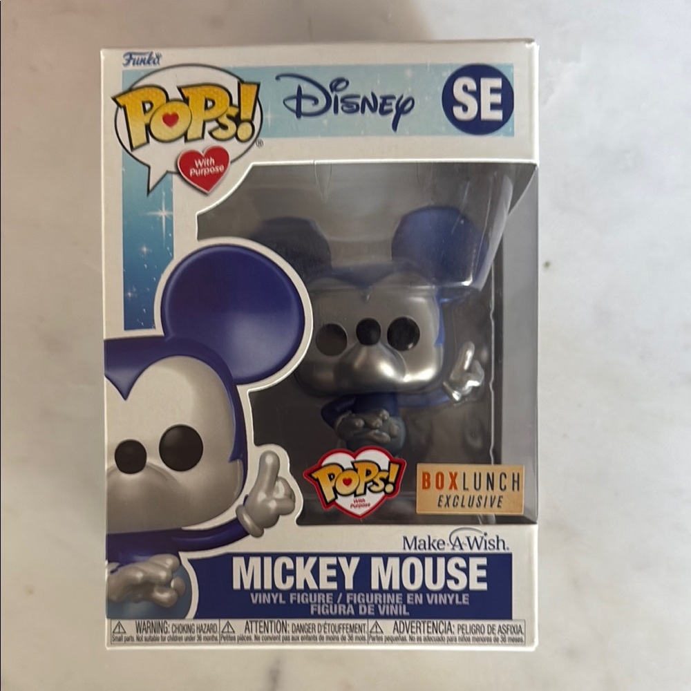 Funko Pop! Disney Mickey Mouse BoxLunch Exclusive in Blue and Silver